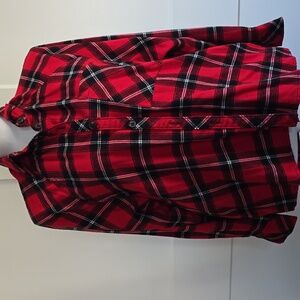 wild fable Red and Black Plaid Shirt